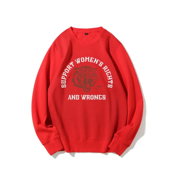 Support Rights And Wrongs Crew Neck Sweatshirt