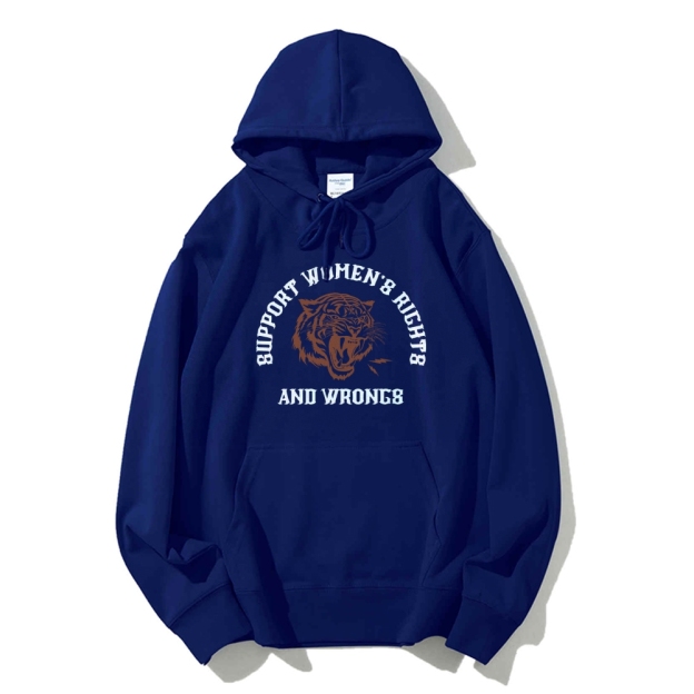 Support Rights And Wrongs Casual Hoodie