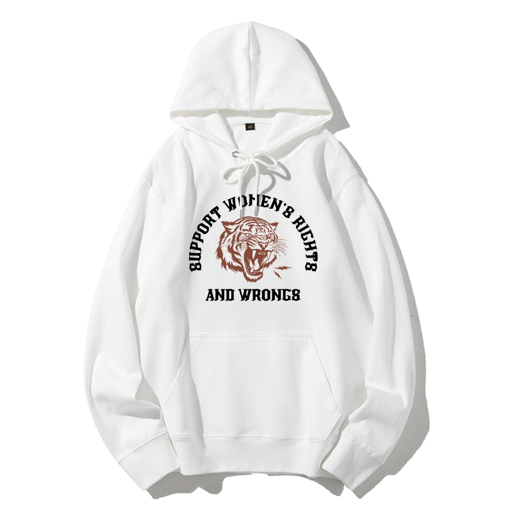 Support Right And Wrongs Casual Hoodie