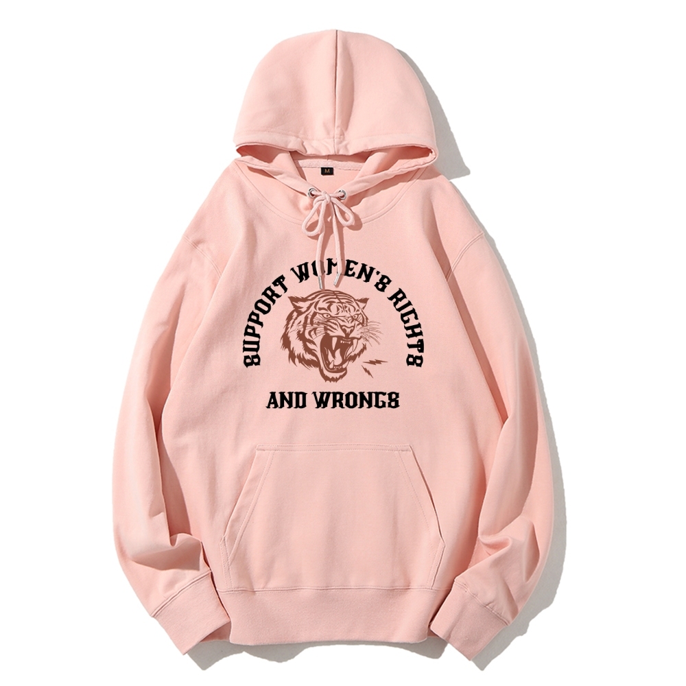 Support Right And Wrongs Casual Hoodie