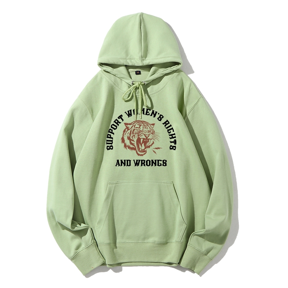 Support Right And Wrongs Casual Hoodie