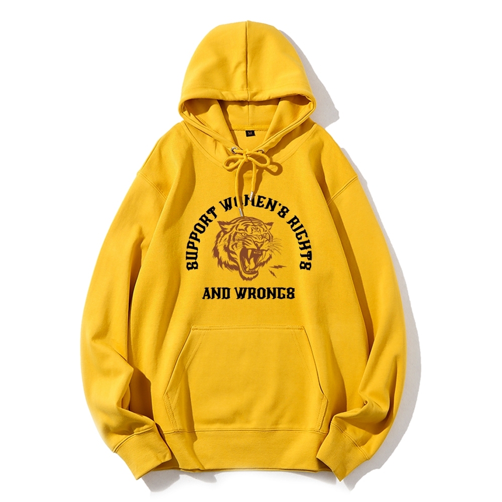 Support Right And Wrongs Casual Hoodie
