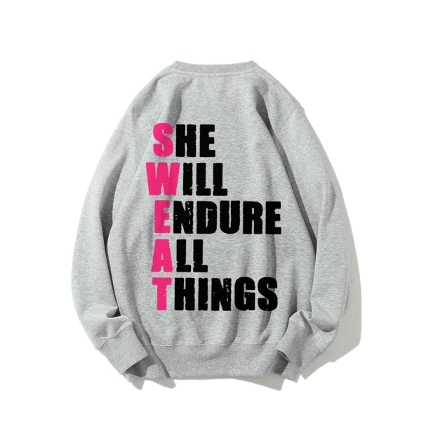 She Will Endure All Things Casual Hoodies