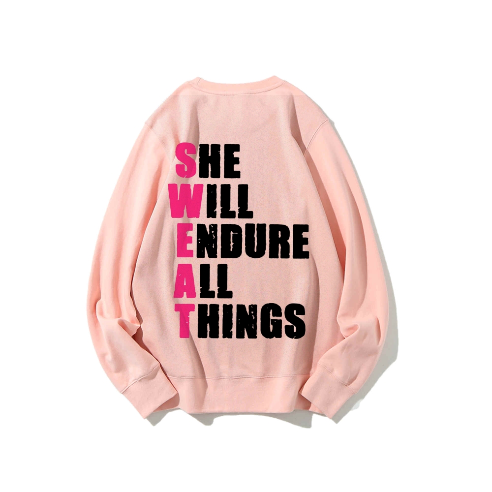 She Will Endure All Things Casual Hoodies