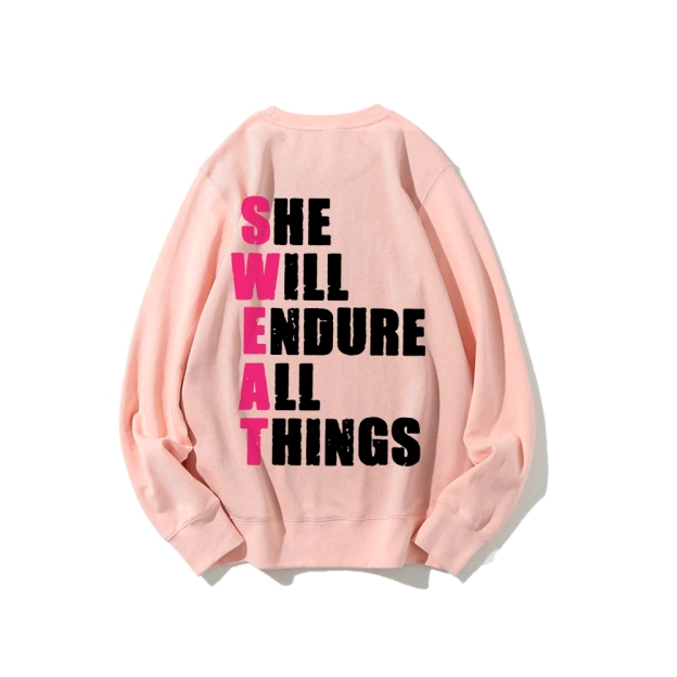 She Will Endure All Things Casual Hoodies