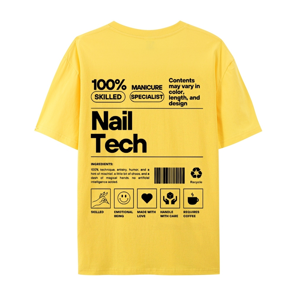 Nail Tech Casual Short Sleeve T-Shirt