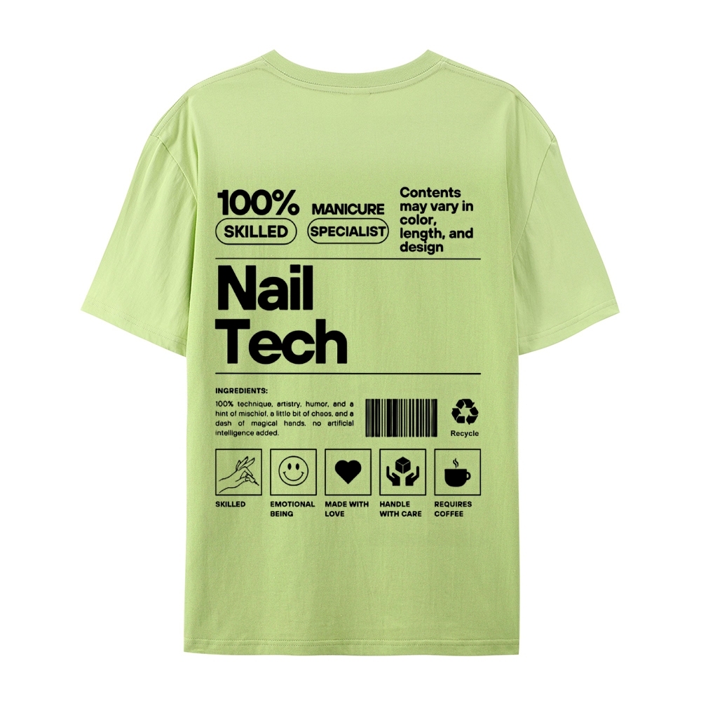 Nail Tech Casual Short Sleeve T-Shirt