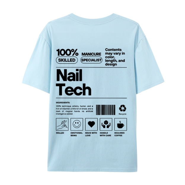 Nail Tech Casual Short Sleeve T-Shirt
