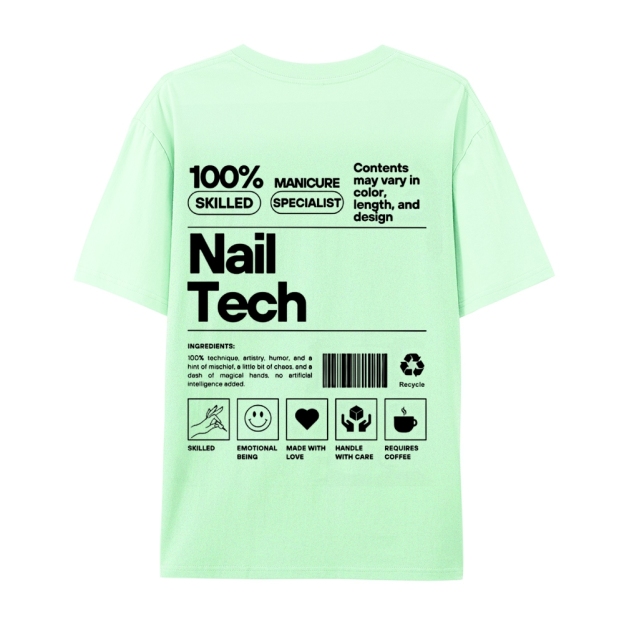 Nail Tech Casual Short Sleeve T-Shirt