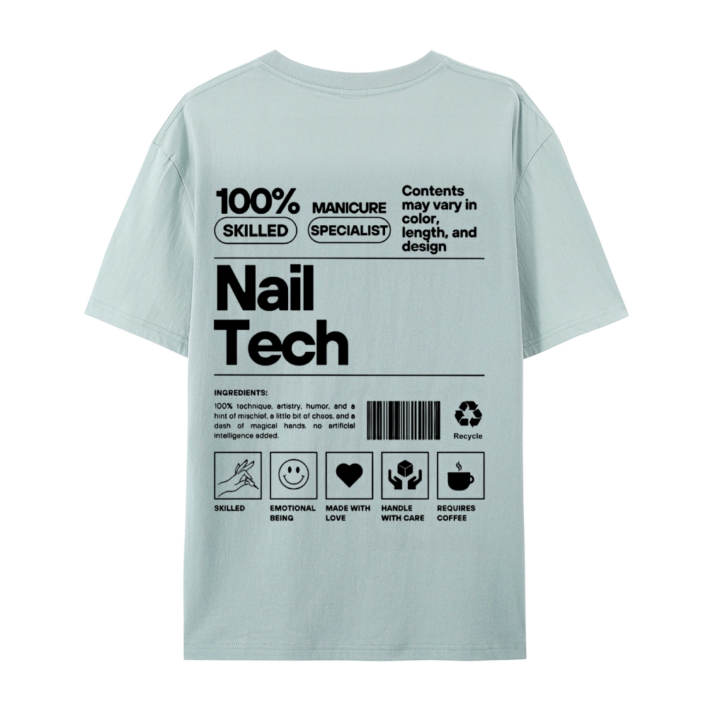 Nail Tech Casual Short Sleeve T-Shirt