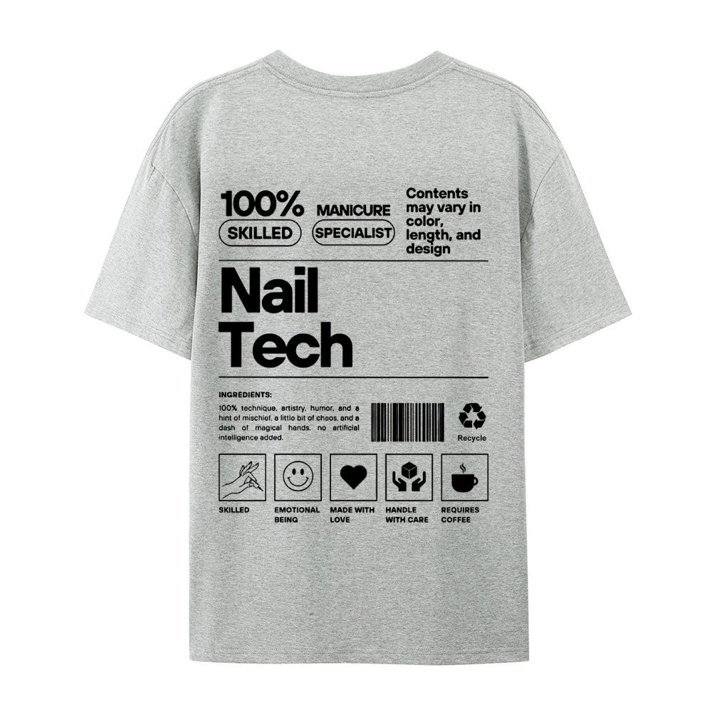 Nail Tech Casual Short Sleeve T-Shirt