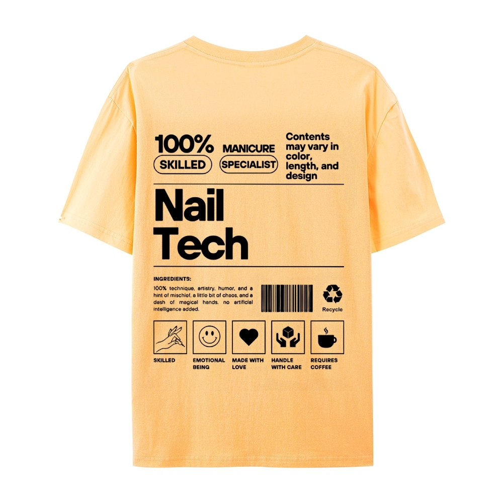 Nail Tech Casual Short Sleeve T-Shirt