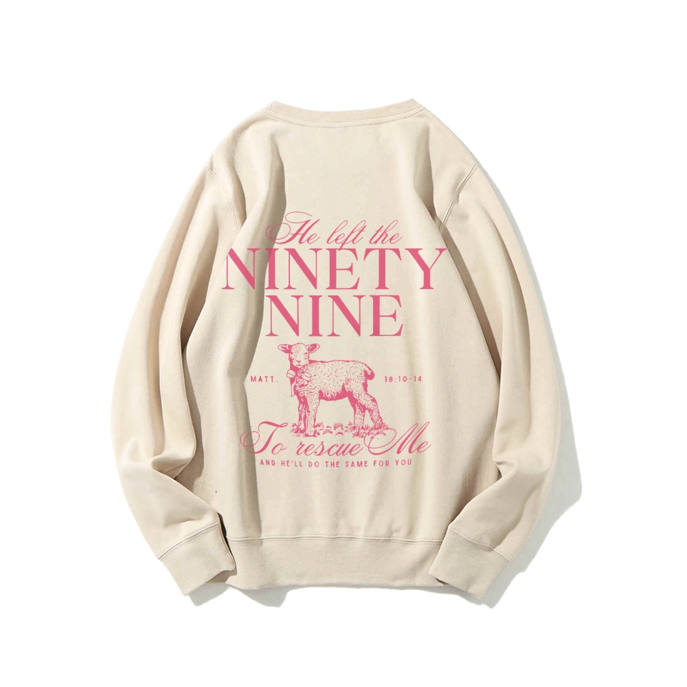 Ninety Nine Casual Crew Neck Sweatshirt
