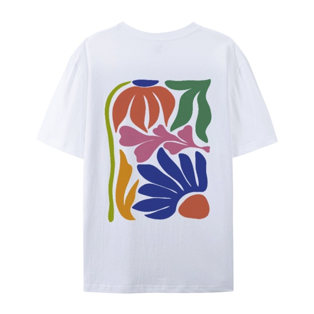 Wildflowers Matisse Art Casual Short Sleeve T-Shirt