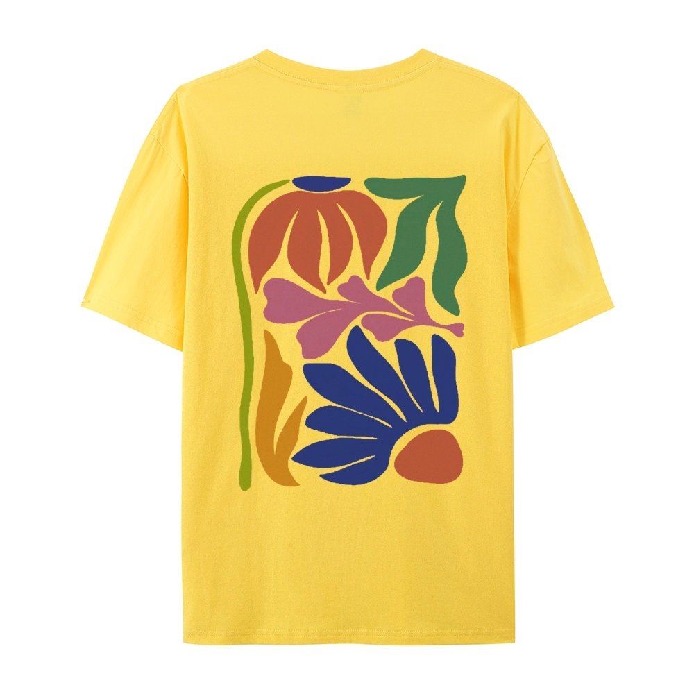 Wildflowers Matisse Art Casual Short Sleeve T-Shirt