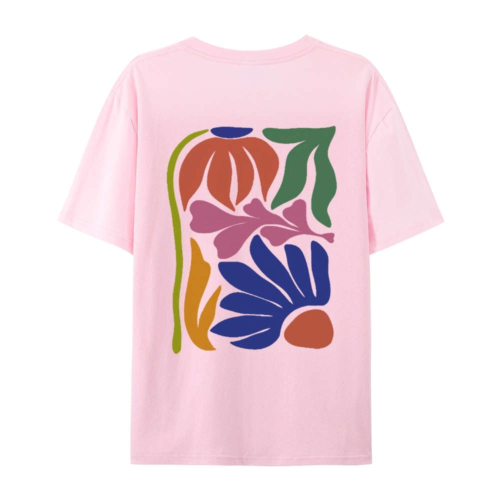 Wildflowers Matisse Art Casual Short Sleeve T-Shirt