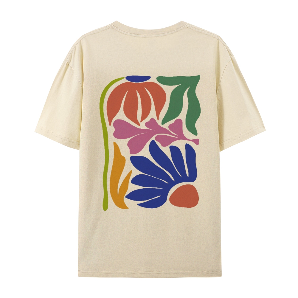 Wildflowers Matisse Art Casual Short Sleeve T-Shirt