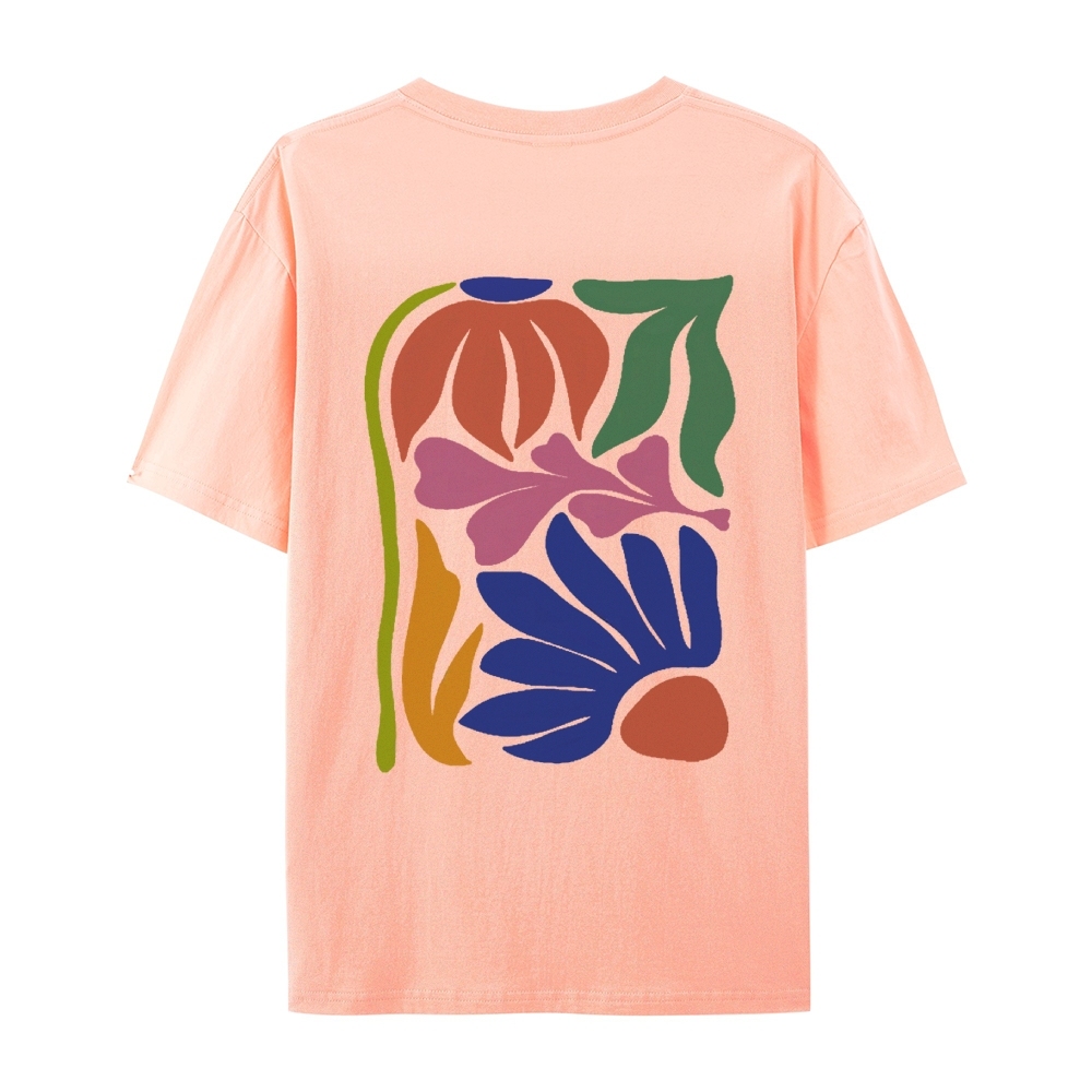 Wildflowers Matisse Art Casual Short Sleeve T-Shirt