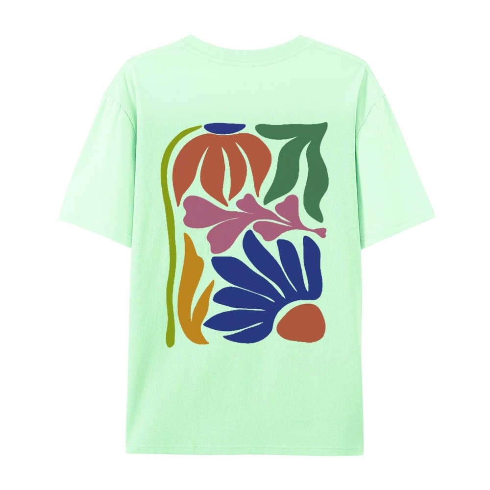 Wildflowers Matisse Art Casual Short Sleeve T-Shirt