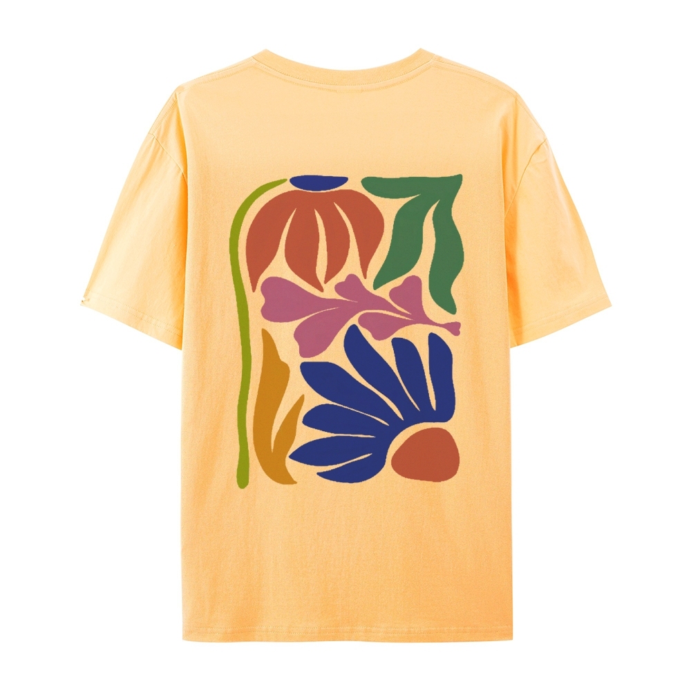 Wildflowers Matisse Art Casual Short Sleeve T-Shirt
