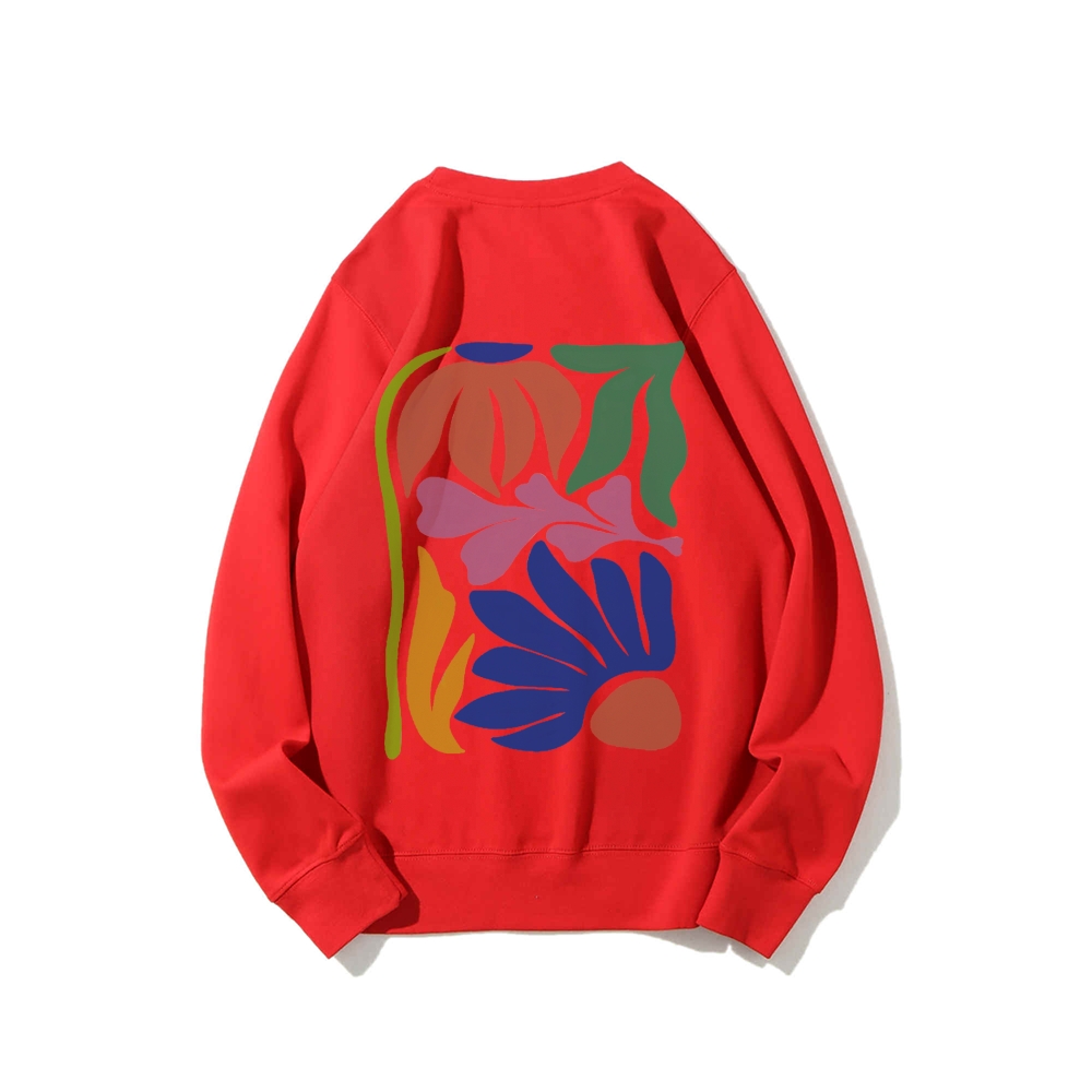 Wildflowers Matisse Art Casual Crewneck Sweatshirt