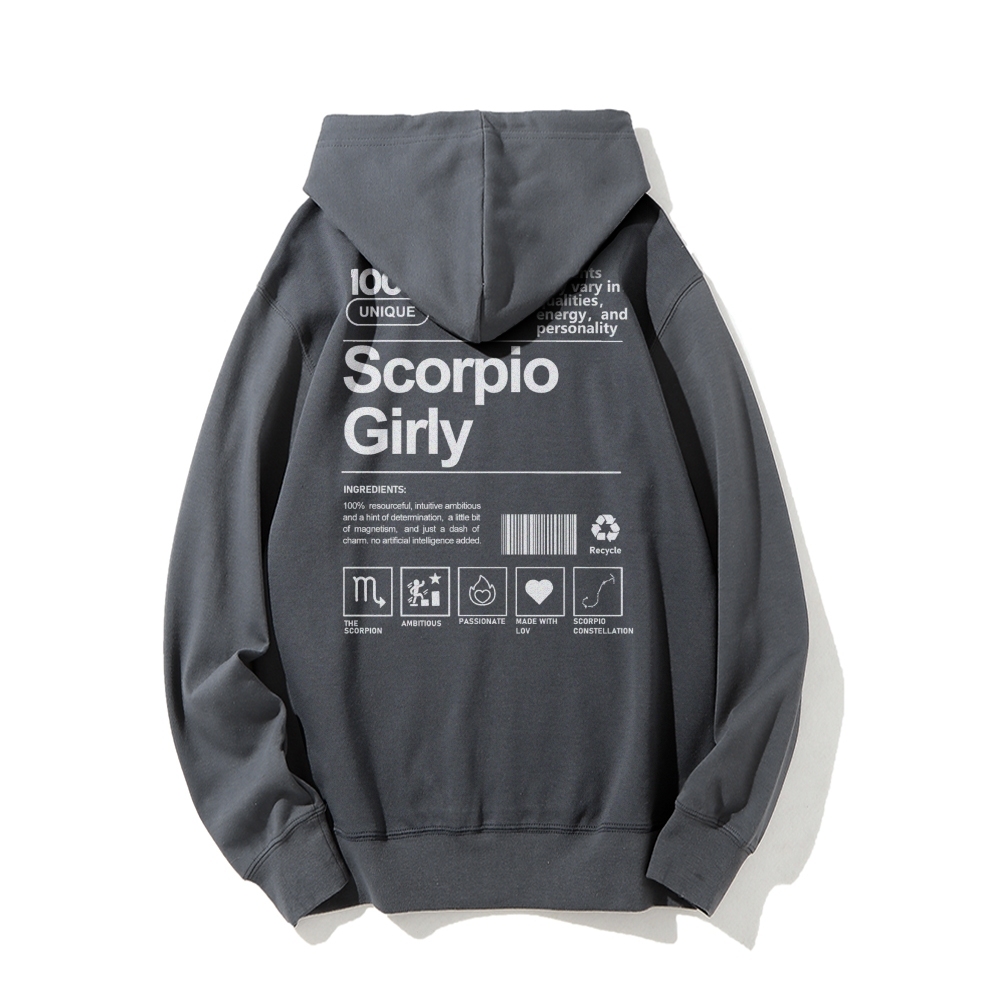 Scorpio Girly Casual Hoodie
