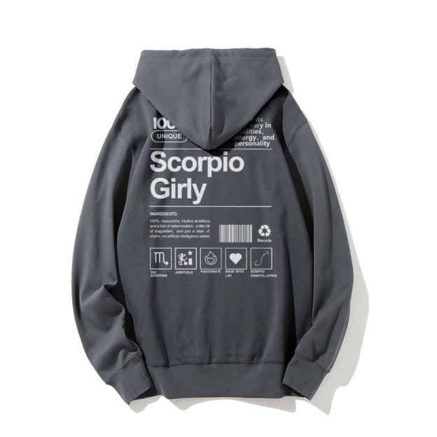 Scorpio Girly Casual Hoodie