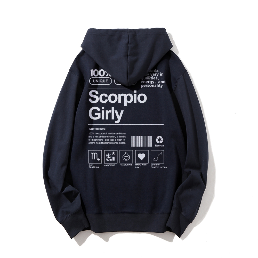 Scorpio Girly Casual Hoodie