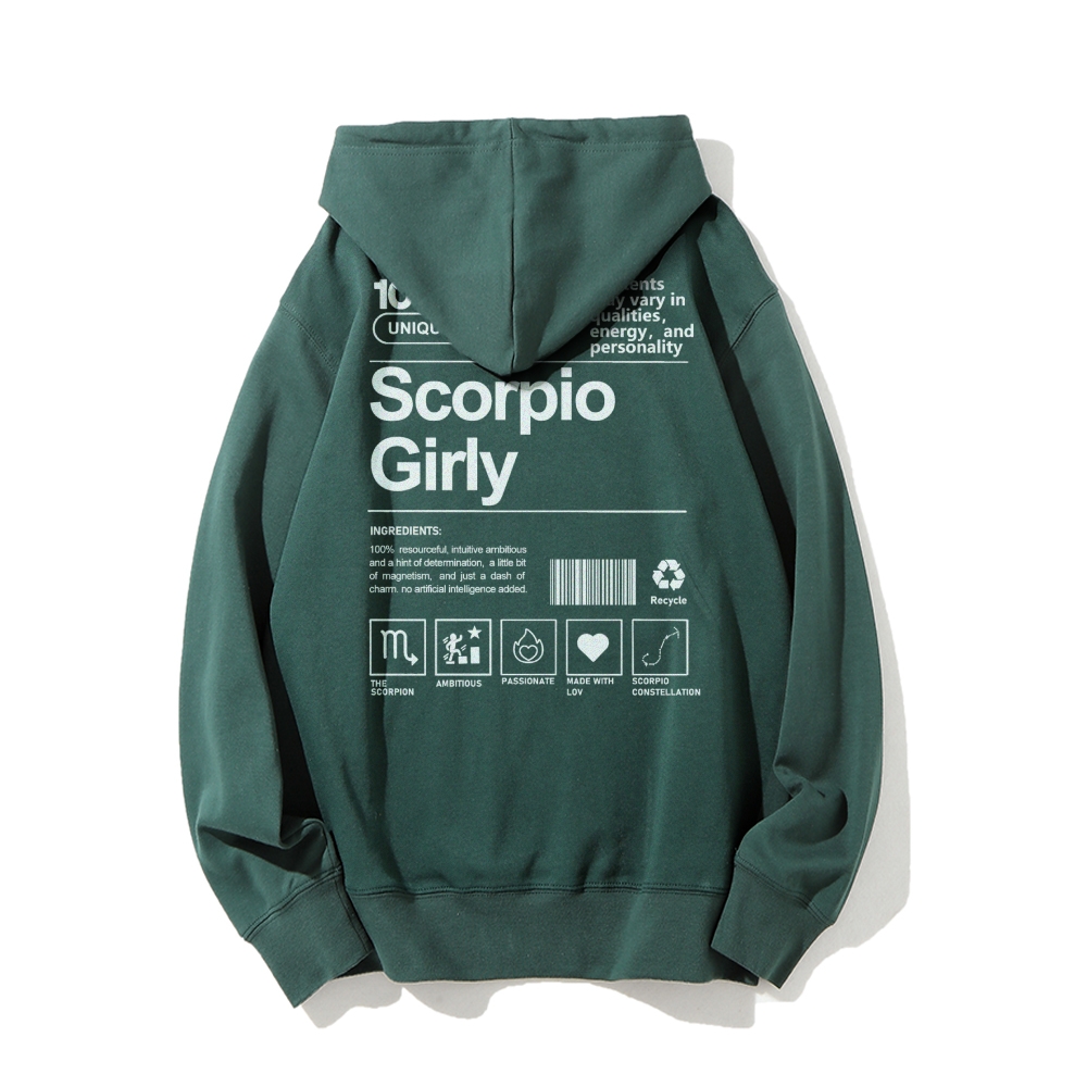 Scorpio Girly Casual Hoodie