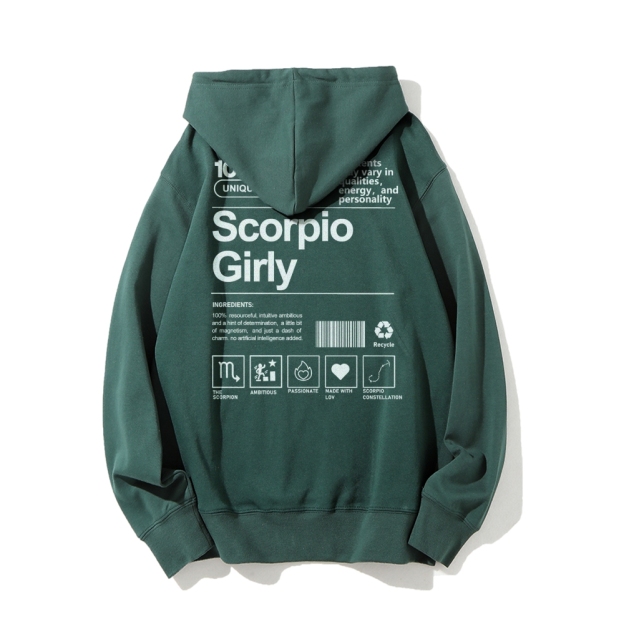 Scorpio Girly Casual Hoodie