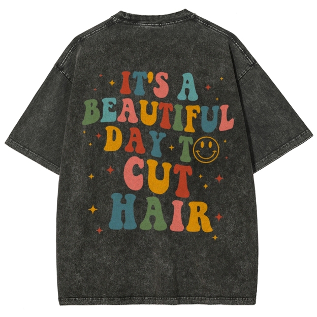 Hair Stylist Addcustom Vintage Washed T-Shirt Customscool