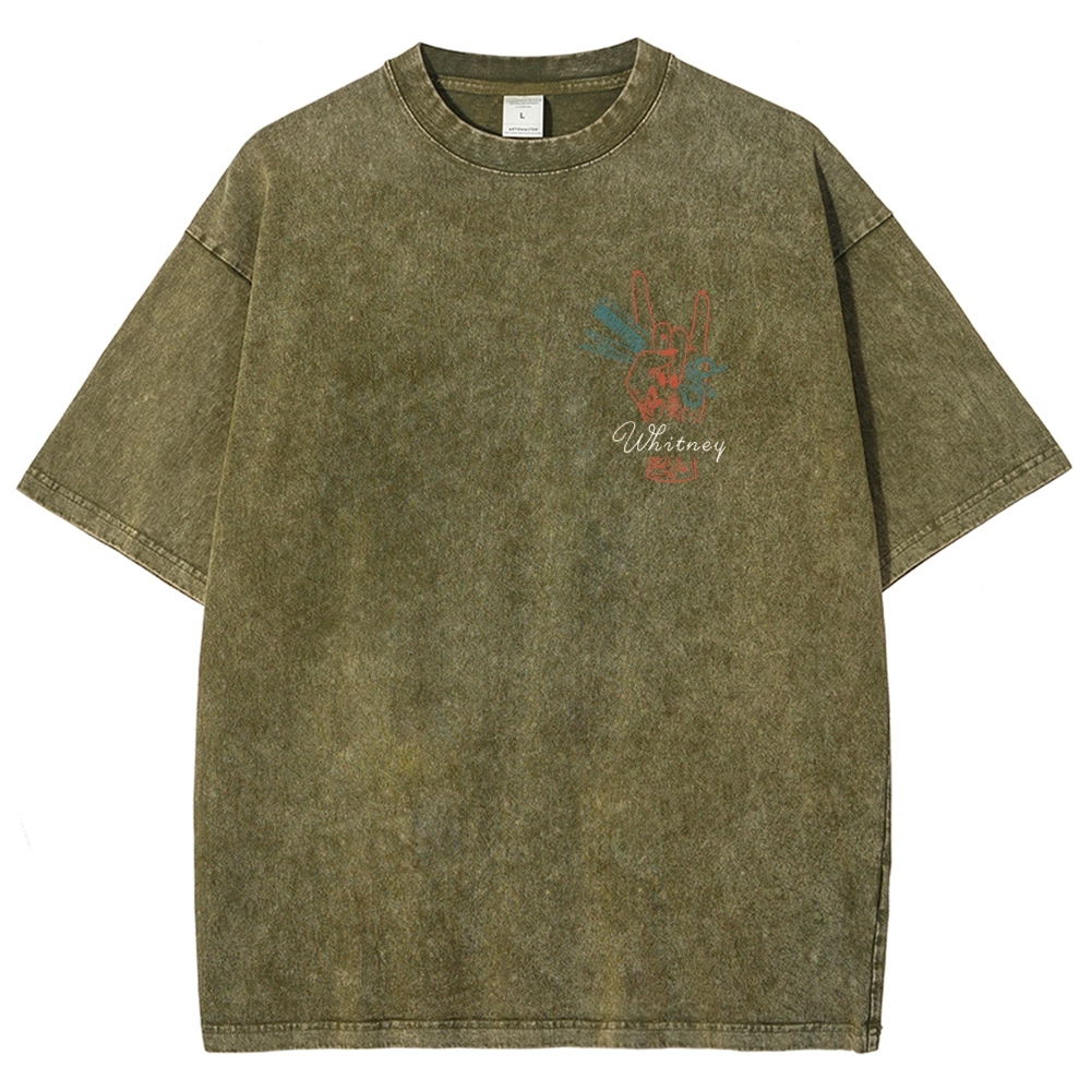 Hair Stylist Addcustom Vintage Washed T-Shirt Customscool