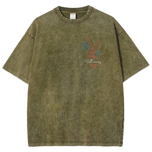Hair Stylist Addcustom Vintage Washed T-Shirt Customscool