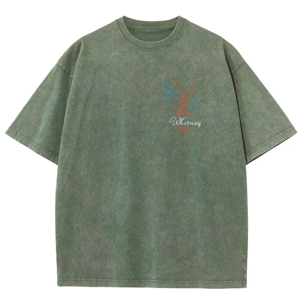Hair Stylist Addcustom Vintage Washed T-Shirt Customscool