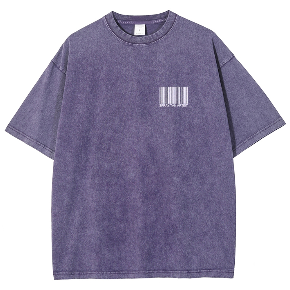 Spray Tan Artist Addcustom Unisex Fit Washed T-Shirt Customscool