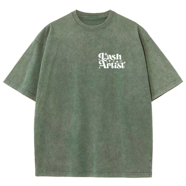 Lash Artist Vintage Snowflake Washed T-Shirt