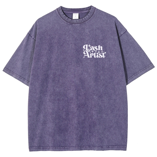 Lash Artist Vintage Snowflake Washed T-Shirt