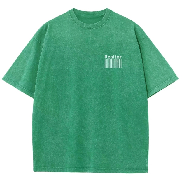 Realtor Vintage Snowflake Washed T-Shirt