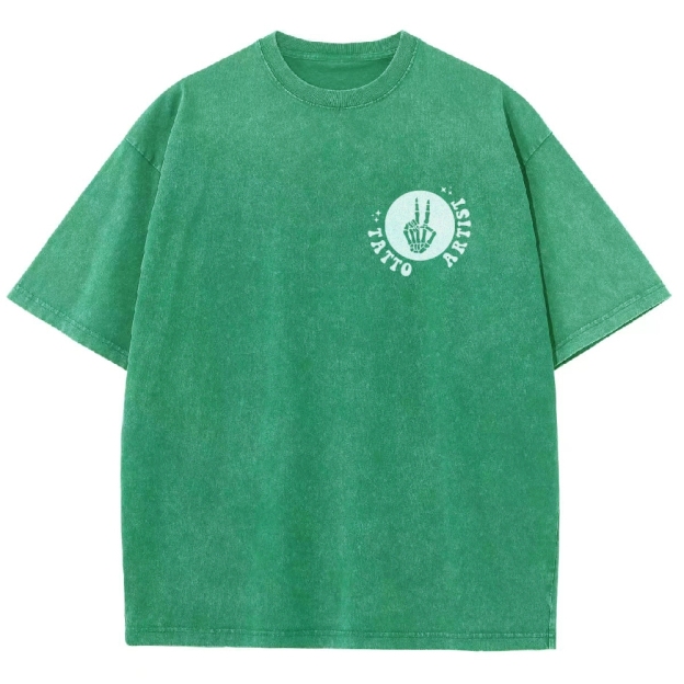 Tatto Artist Unisex Fit Washed T-Shirt Customscool