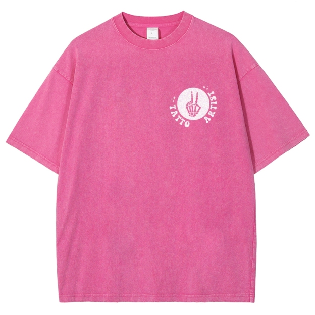Tatto Artist Unisex Fit Washed T-Shirt Customscool