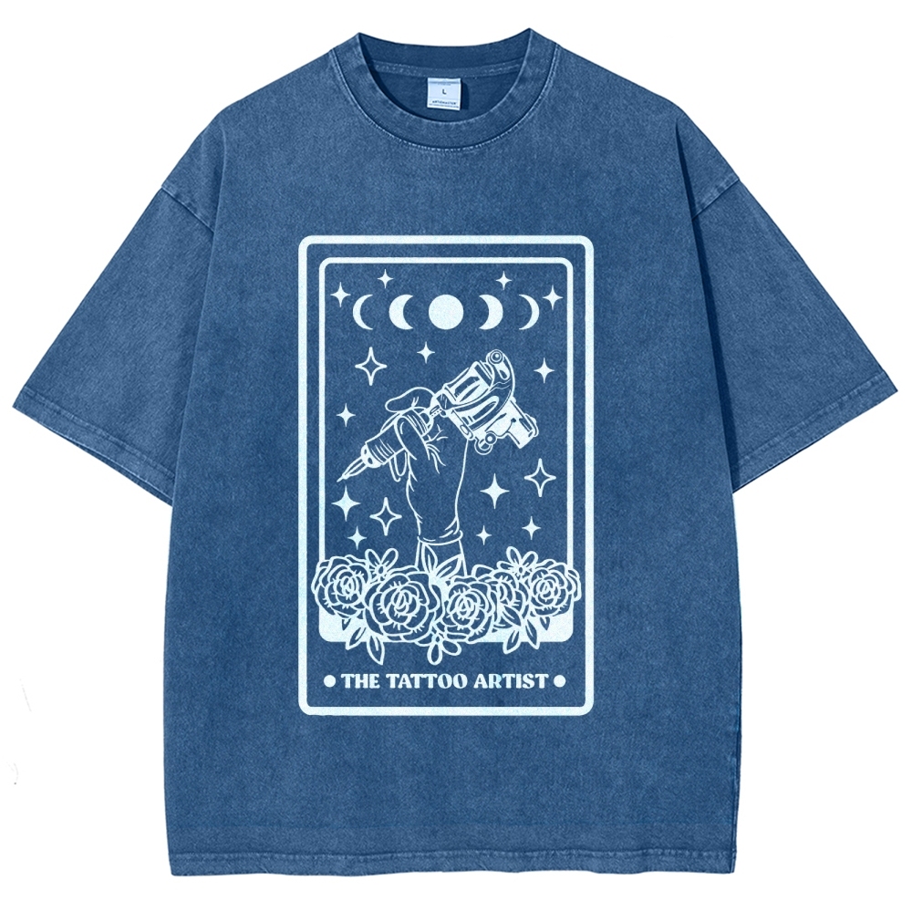 Tattoo Artist Unisex Fit Washed T-Shirt Customscool
