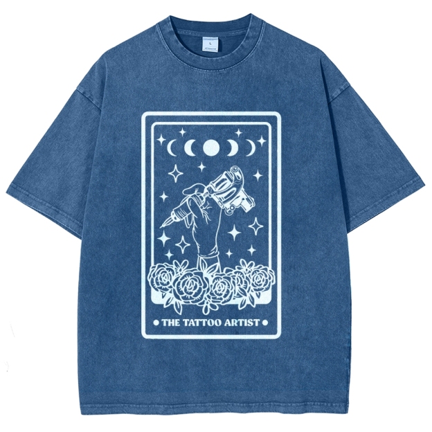 Tattoo Artist Unisex Fit Washed T-Shirt Customscool