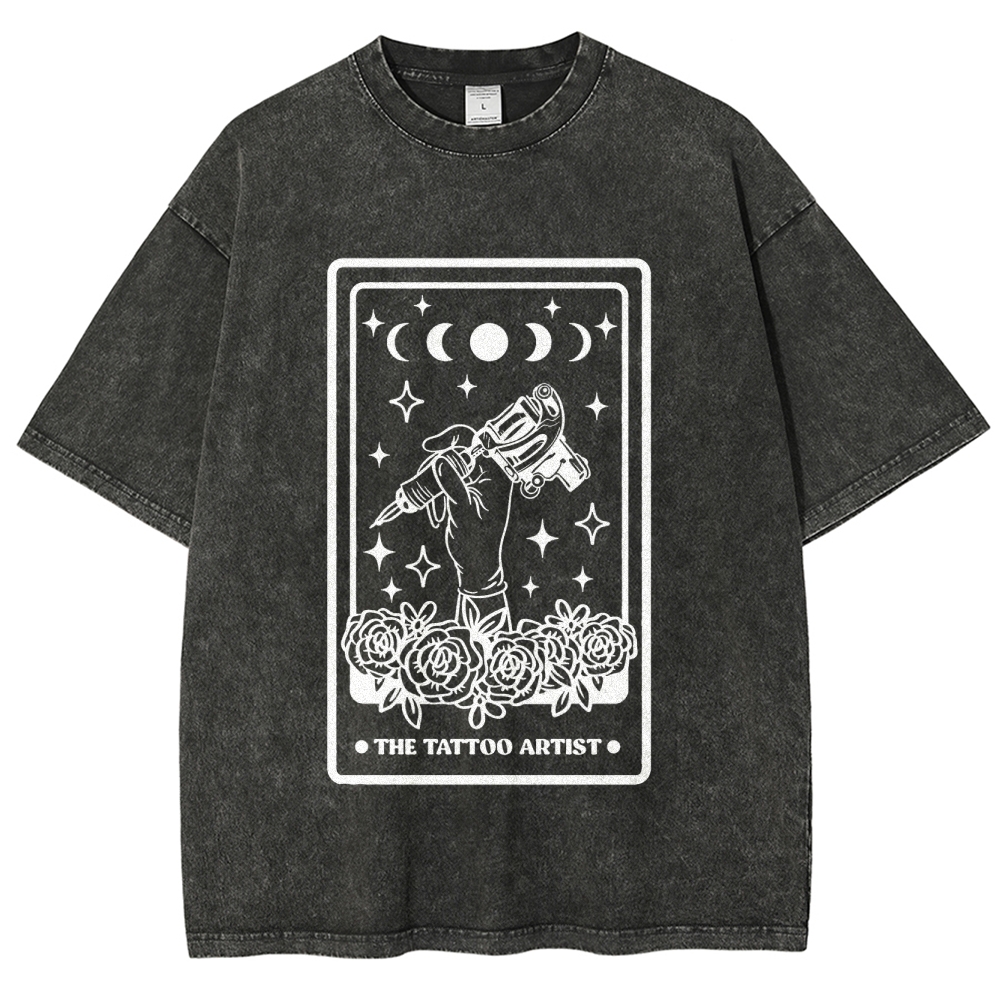Tattoo Artist Unisex Fit Washed T-Shirt Customscool