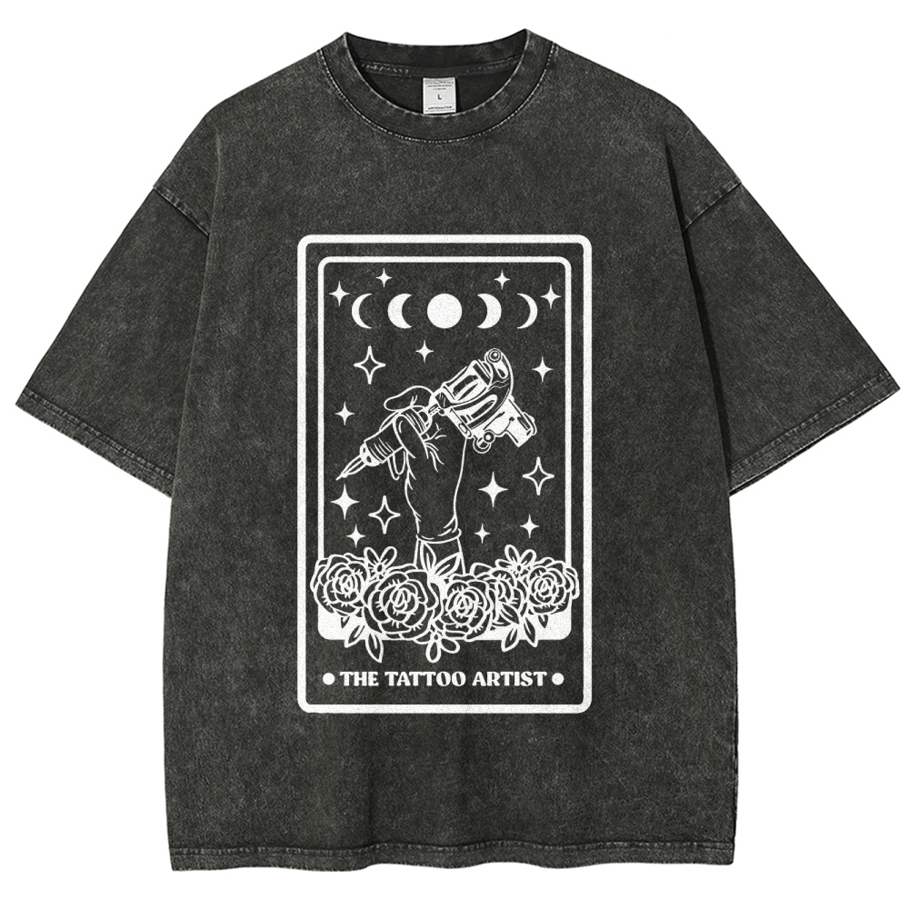 Tattoo Artist Unisex Fit Washed T-Shirt Customscool
