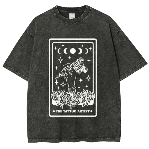 Tattoo Artist Unisex Fit Washed T-Shirt Customscool