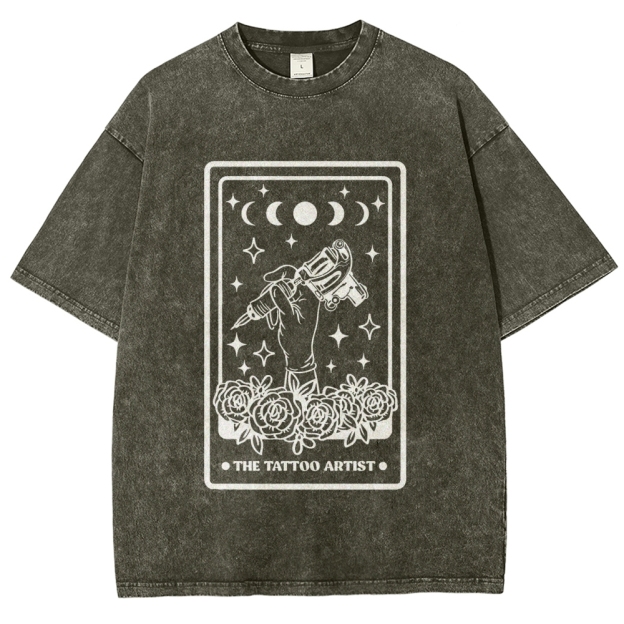 Tattoo Artist Unisex Fit Washed T-Shirt Customscool
