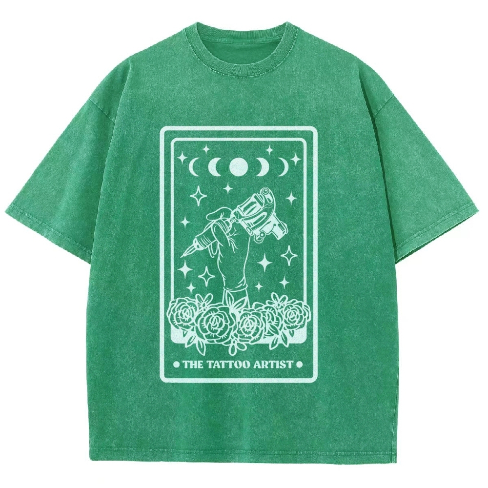 Tattoo Artist Unisex Fit Washed T-Shirt Customscool