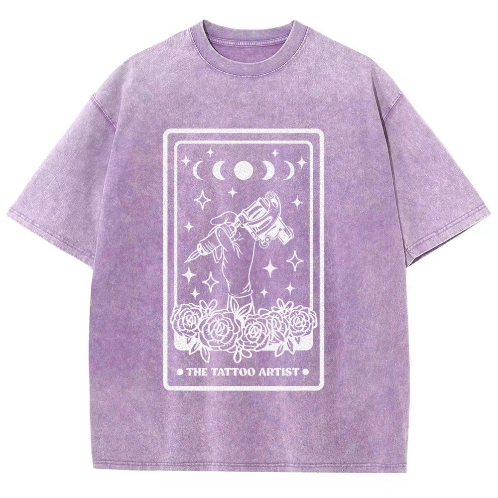 Tattoo Artist Unisex Fit Washed T-Shirt Customscool