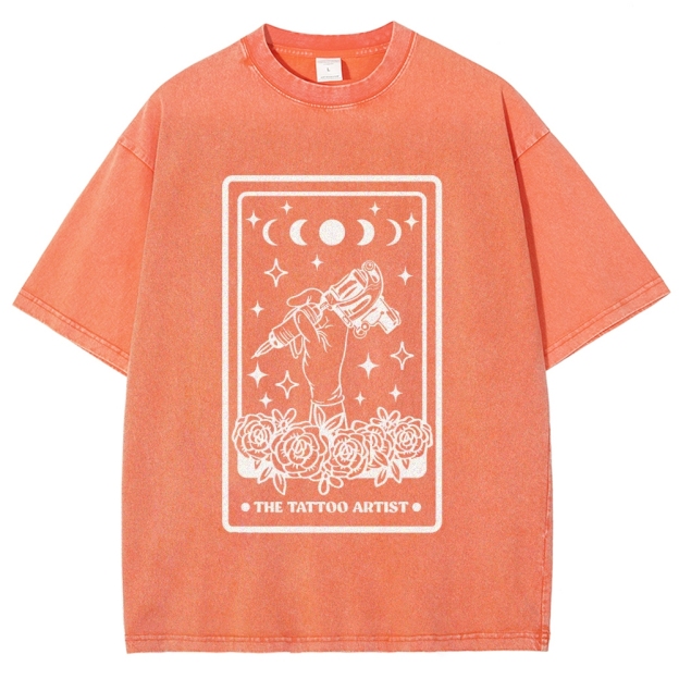 Tattoo Artist Unisex Fit Washed T-Shirt Customscool