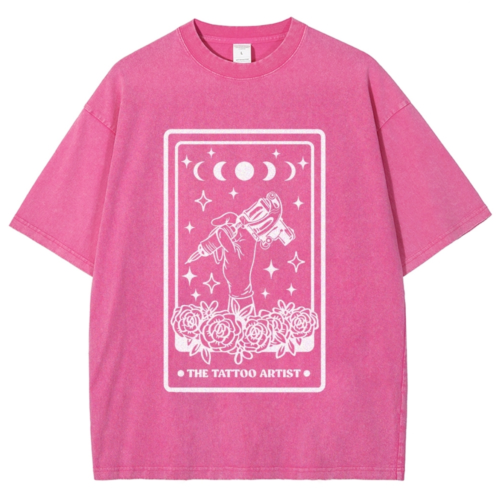 Tattoo Artist Unisex Fit Washed T-Shirt Customscool